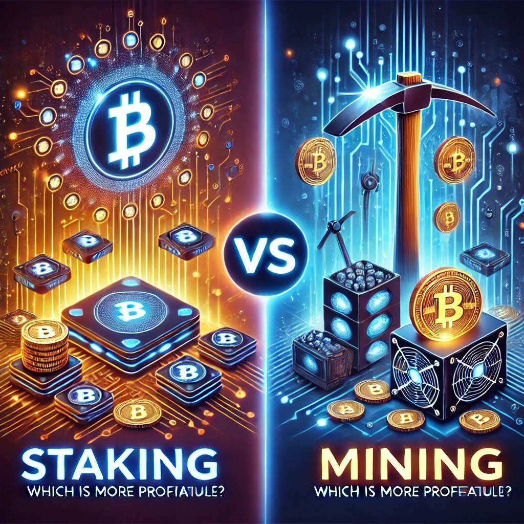 Crypto taking vs Mining